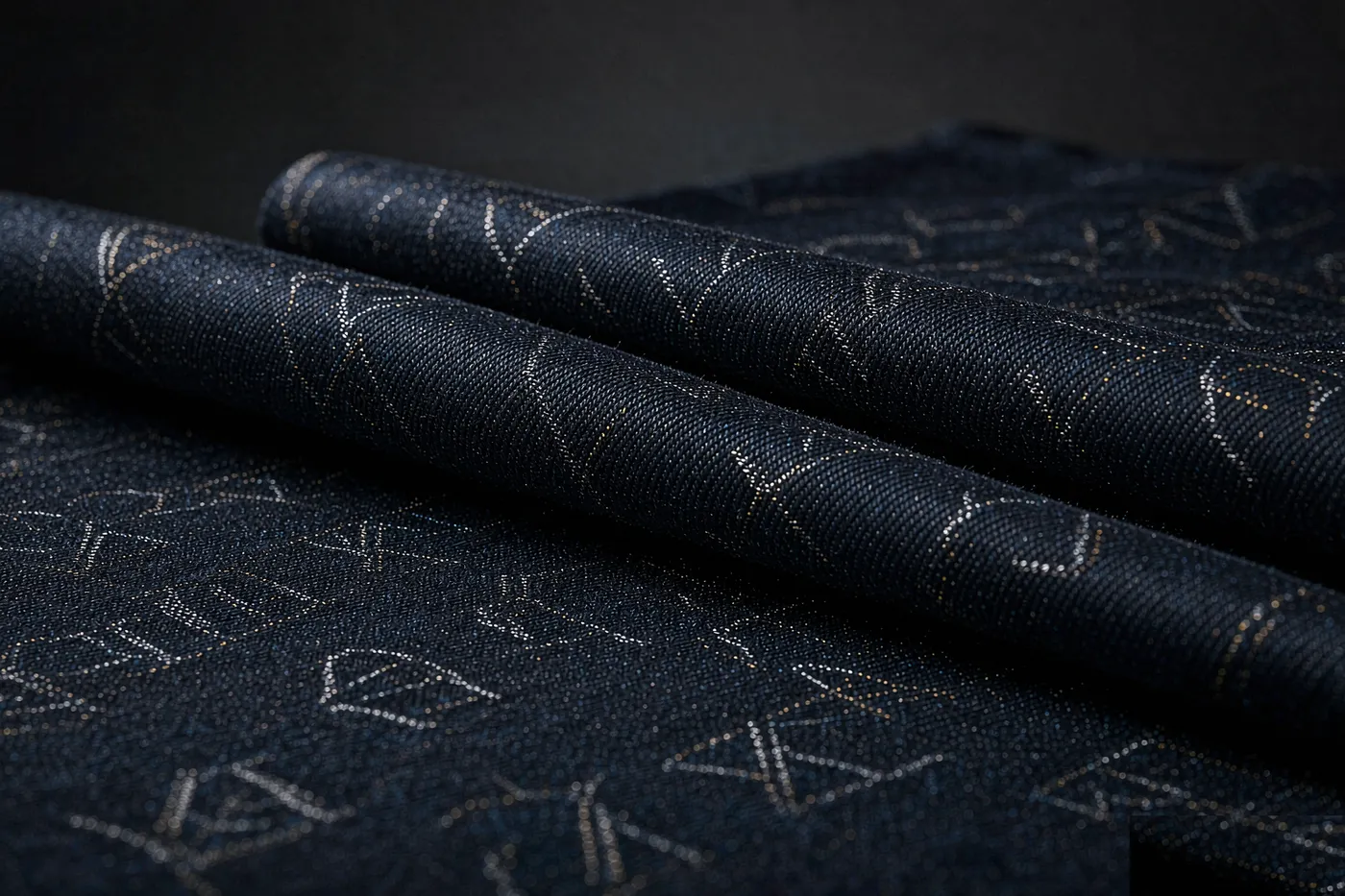 Metallic Jacquard 13oz